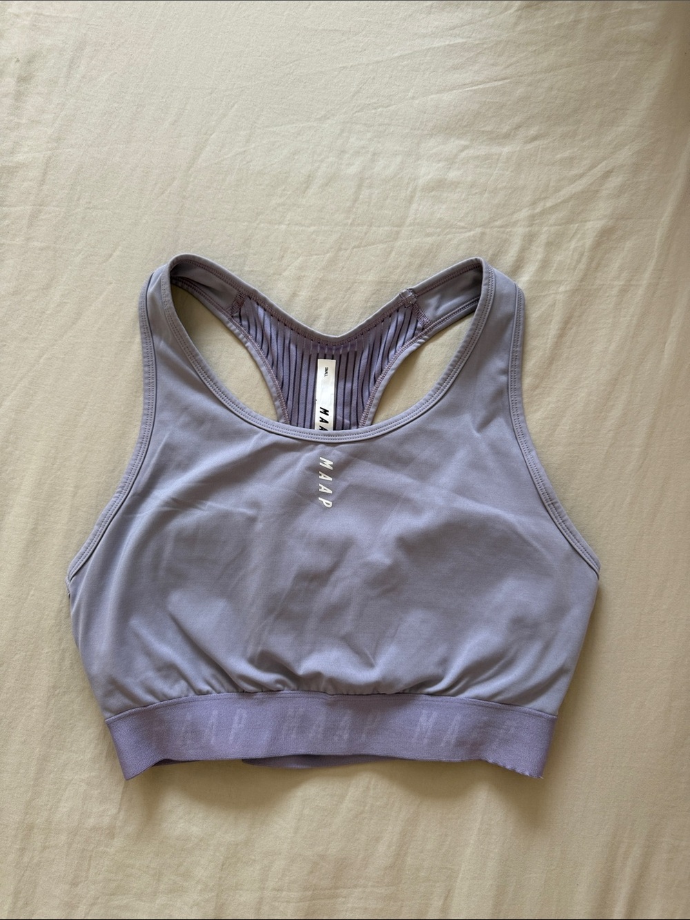 MAAP Lavender Racerback Crop Top - size S